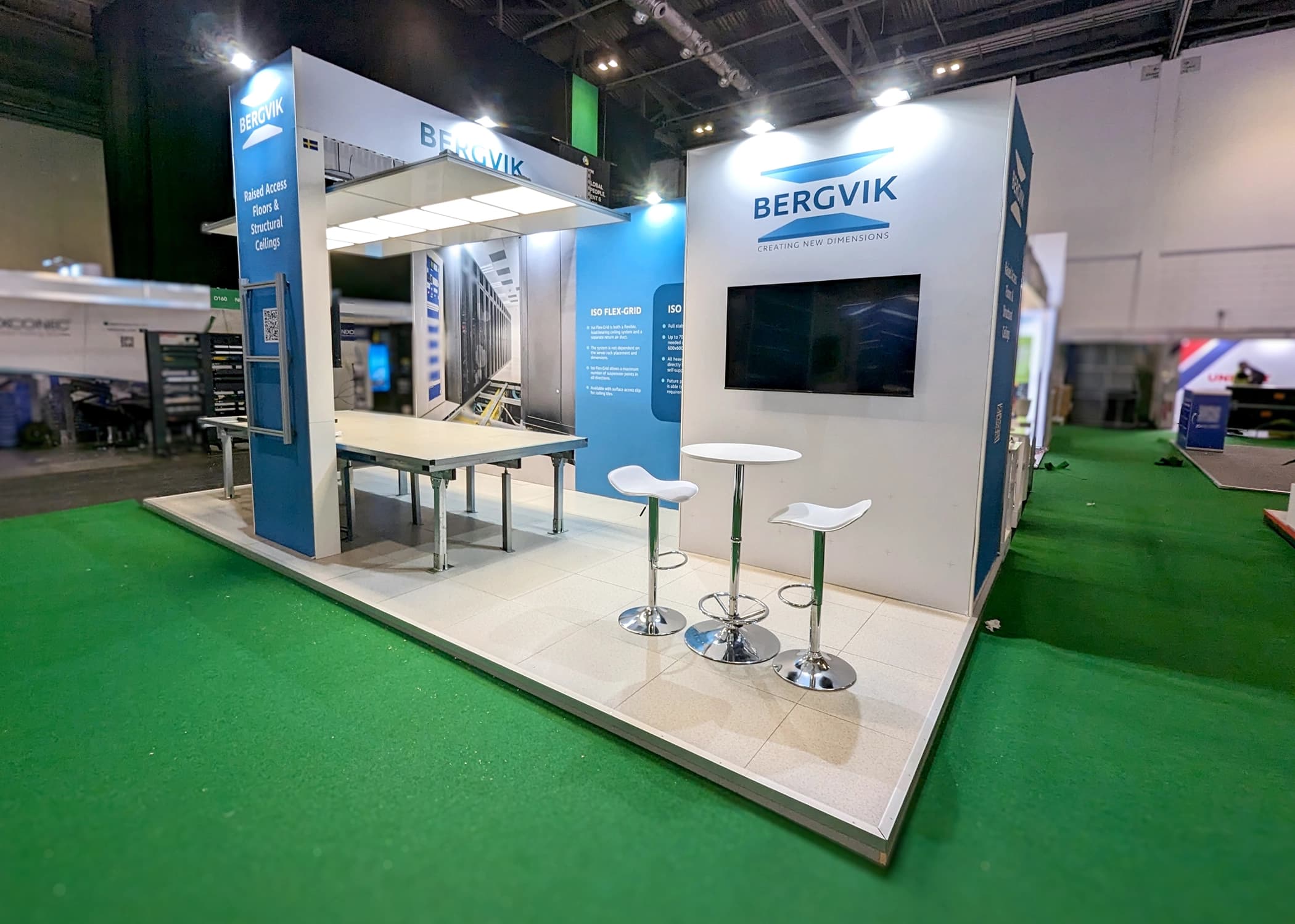 Berkvik exhibition stand at Data Centre World 2024