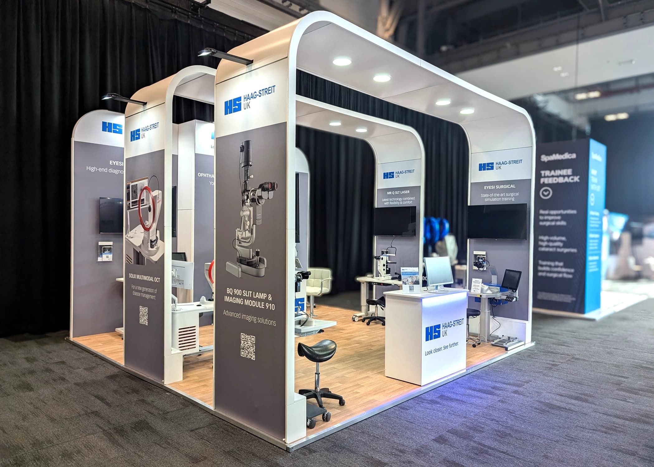 Haag-Streit UK exhibition stand at Royal College of Ophthalmologists Congress