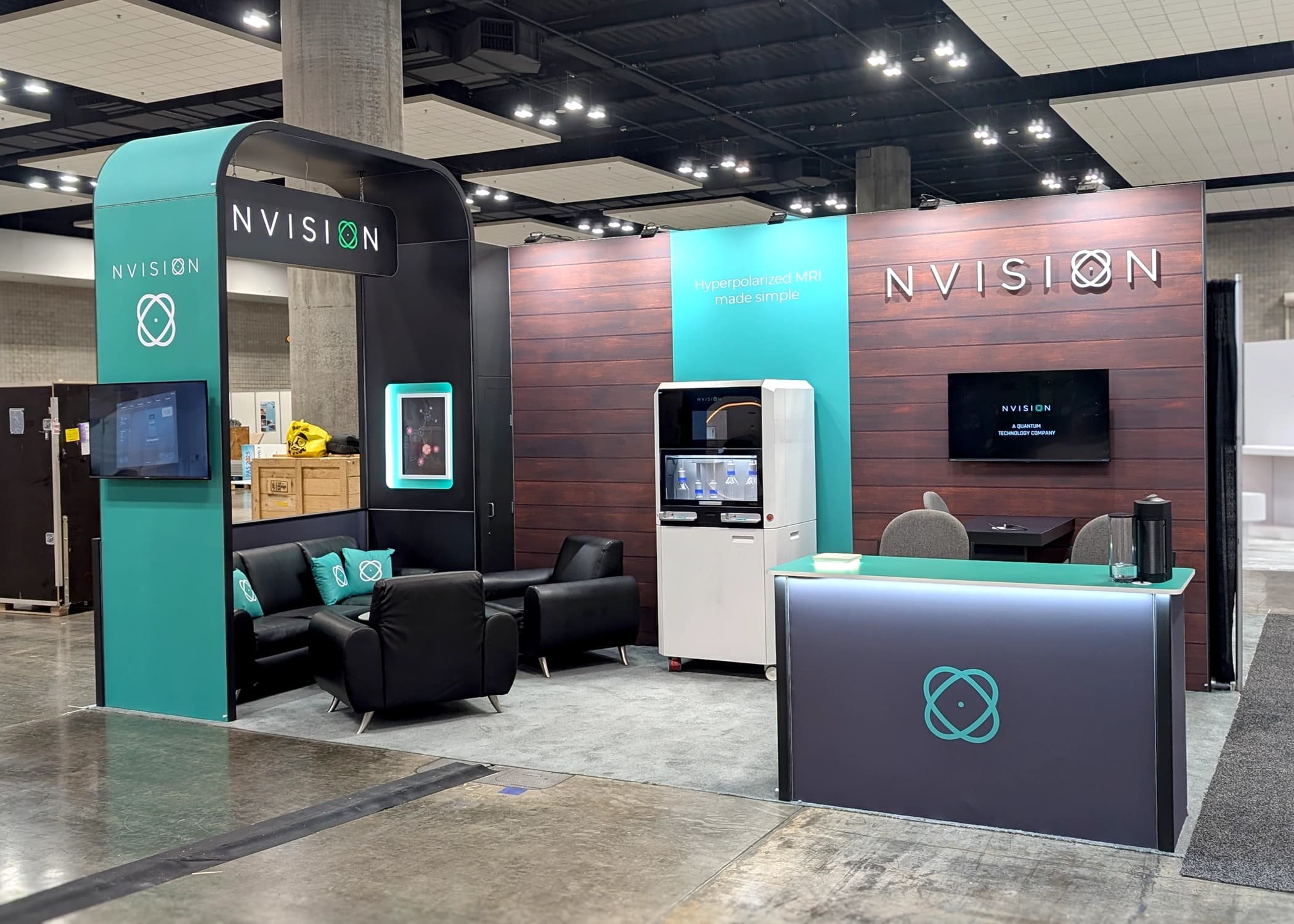 Nvision Imaging exhibition stand at ISMRM 2025 in Hawaii